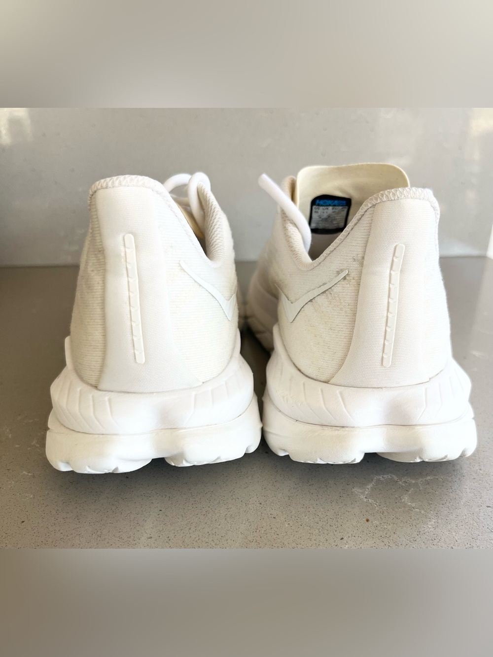 HOKA ONE ONE Mach 5 White White Women's Running Shoes Size 8 B Athletic Sneaker - Picture 7 of 12